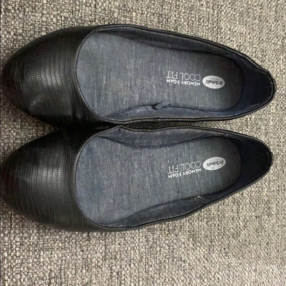Black flats with rounded toe - Dr. Scholls